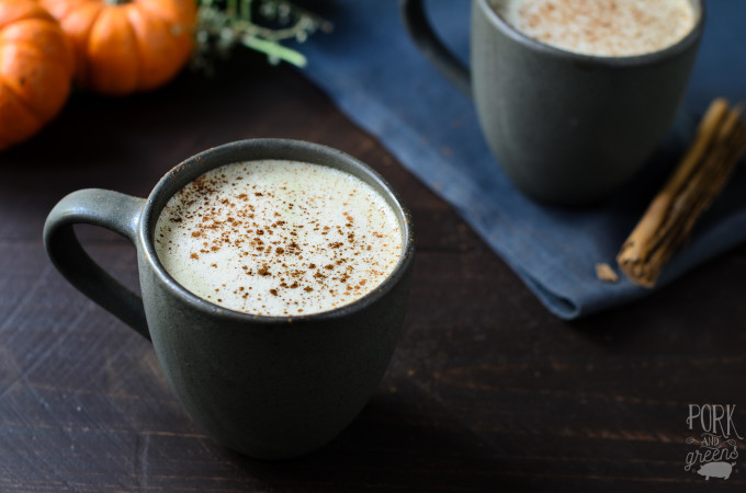 Pumpkin Spice Matcha Latte