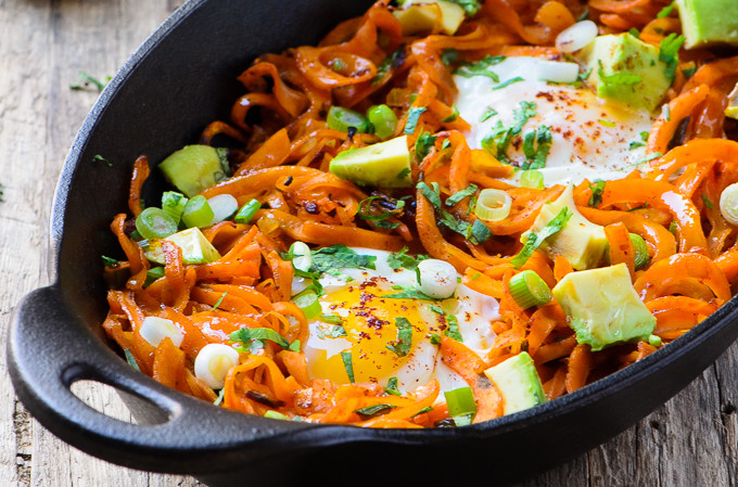 Meatless Monday: Chipotle Spiced Sweet Potato Noodles
