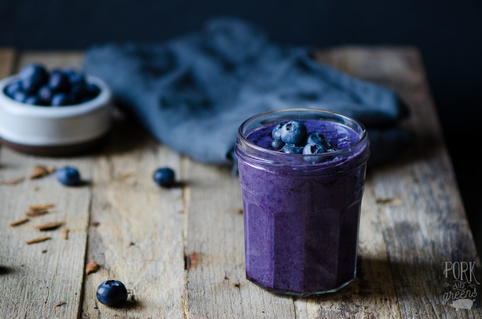 Blueberry Oatmeal Smoothie